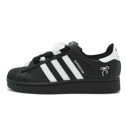 Adidas Кроссовки для скейтбординга Superstar 2 с противоскользящим покрытием, износостойкие, унисекс, черные, белые ji0079(team837-优雅蝴蝶) | black white