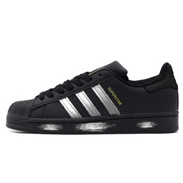 Adidas Низкие кроссовки для скейтбординга SUPERSTAR, унисекс, серебристо-черные eg4959(teamy-男女款银色风翼银黑) | silver black