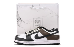 Nike Кроссовки для скейтбординга Dunk Anti Slip, износостойкие, унисекс, черно-белые hf5441-100(team拾伍-男女同款黑棕三sbox) | black white