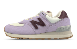 New Balance Кроссовки женские NB 574 с низким верхом, противоскользящие, износостойкие, светло-фиолетовые wl574rcf(team116-薄藤紫) | light purple