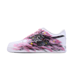 Nike Кроссовки Air Force 1 с противоскользящим износостойким низким верхом для скейтборда, унисекс, розовые cw2288-111（team779-男女 新奇点粉漾星辰） | pink