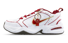 Nike Кроссовки Air Monarch 4 с низким верхом, износостойкие и нескользящие, унисекс, красные, белые, золотые ib4607-171(team652-m4未来可期) | red white gold