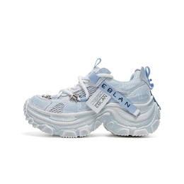 Низкие массивные кроссовки женские Eblan, Gray eg551262d45 | gray