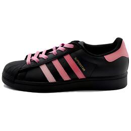 Adidas Низкие, износостойкие, противоскользящие кроссовки для скейтбординга SUPERSTAR, унисекс, черно-розовые eg4959（team-951-草莓泡泡） | black pink