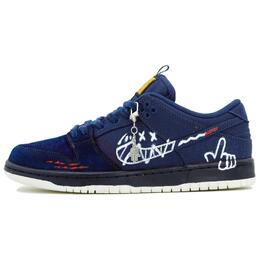 Nike Кроссовки для скейтбординга Dunk SB темно-синие, нескользящие, унисекс, синие dx6775-400（team919-深蓝车间） | blue