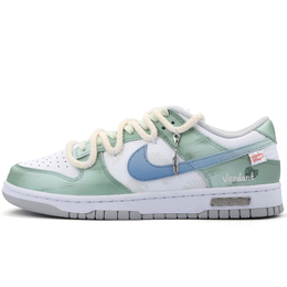 Nike Скейтбордные кроссовки Dunk, скользящие по листьям и парящие, как облака, износостойкие, низкие, унисекс, бирюзового цвета dd1391-103（team342-踏叶行云） | blue green