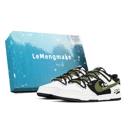 Nike Кроссовки для скейтбординга Dunk Joy Lemon, износостойкие, белые, унисекс dd1391-100(team399-熊猫出没s-box) | white
