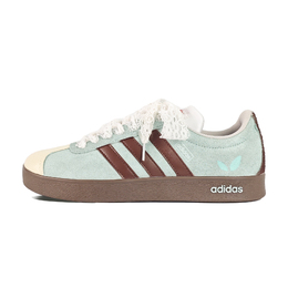 Adidas Нескользящие износостойкие низкие кроссовки для скейтбординга унисекс зелено-коричневые hq1802（team781-初吻薄荷） | green brown
