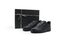 Nike Кроссовки для скейтбординга Air Force 1 с противоскользящим износостойким верхом, унисекс, черно-белые cw2288-001（team719-黑空军格子sbox） | black white