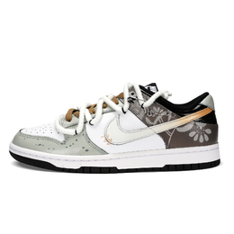 Nike Кроссовки для скейтбординга Dunk Slip с низким дышащим верхом, унисекс, коричневые, зеленые dd1391-100(team883蛇年） | brown green