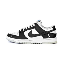 Nike Кроссовки для скейтбординга Dunk Yue Lemon Small Flower с нескользящей подошвой, износостойкие, женские, черно-белые hf0023-100(team676-悦柠) | black white