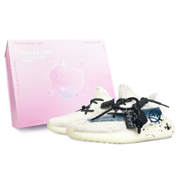 Adidas Кроссовки Yeezy Boost 350 V2, износостойкие, повседневные, белые, унисекс hq6316(team373-克莱因box) | white