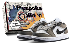 Jordan Баскетбольные кроссовки Air 1 Shock Absorbers Low Top Vintage унисекс коричневого цвета 553558-152（team1251铁心银棕-box） | brown