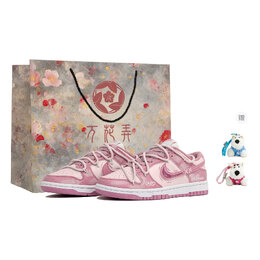 Nike Кроссовки для скейтбординга Dunk LTDZ Pink Mist Adventure, нескользящие, износостойкие, женские, розовые dd1873-112(team113-粉雾漫游s-box) | pink