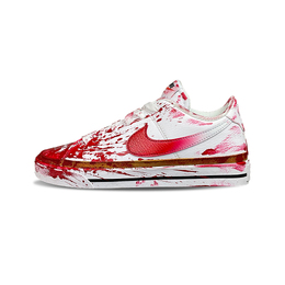 Nike Кроссовки Court Legacy для скейтборда с противоскользящей подошвой, износостойкие, мужские, красные, белые dh3162-100(teameight-泼墨红05） | red white