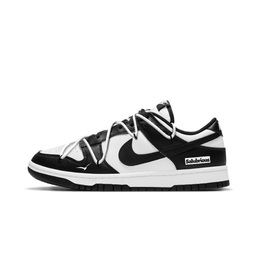 Nike Износостойкие и легкие низкие кроссовки для скейтбординга Dunk унисекс, черные, белые dd1391-100(team746- 黑檀木谜) | black white