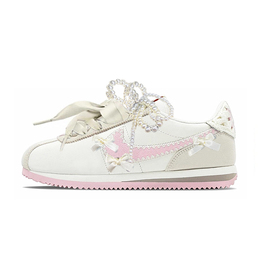 Nike Кроссовки Cortez Low Top женские розовые hv6012-161(teamy-女款草莓奶酪白粉) | pink