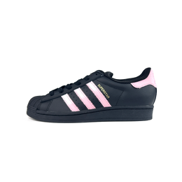 Adidas Женские нескользящие износостойкие низкие кроссовки для скейтбординга SUPERSTAR, цвет черный розовый eg4959（team865-银河桃桃） | black pink