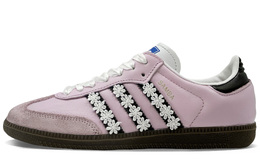 Adidas Низкие кроссовки для скейтбординга SAMBA OG Ballet Girlish с противоскользящим эффектом, унисекс, розовые, черные b75806(team732-芭蕾少女) | pink black