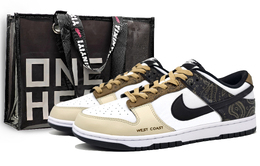 Nike Кроссовки для скейтбординга Dunk, нескользящие и износостойкие, легкие, унисекс, цвет Reef Yellow dd1391-100(team400-西海岸男女款黄简) | reef yellow