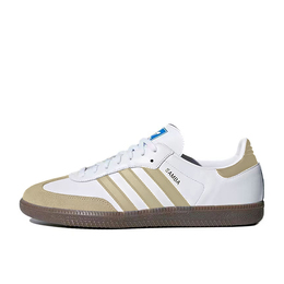 Adidas Кроссовки для скейтбординга SAMBA OG с противоскользящим износостойким верхом, унисекс, белые, желтые b75806(team579-可可巧) | white yellow