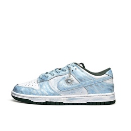 Nike Кроссовки для скейтбординга Dunk LOW Atlantis Heart, Banana Energy, легкие и дышащие, унисекс, небесно-голубые dv0833-111(team920-亚特兰蒂斯之心) | sky blue