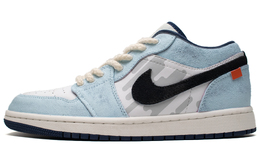 Jordan Баскетбольные кроссовки Air 1 Low Top Vintage, унисекс, светло-голубые ih0648-141(team98-男款海盐) | light blue