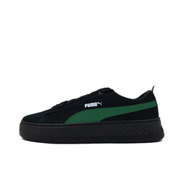 Puma Кроссовки для скейтбординга Smash Platform Forest Of Green Fields с амортизацией, износостойкие, низкие, женские, черно-зеленые 366488-02(team271-绿野之森) | black green