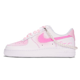 Nike Кроссовки Air Force 1 Pink Pearl с нескользящей подошвой, легкие, женские, розовые dd8959-100（team-969 粉色珍珠） | pink