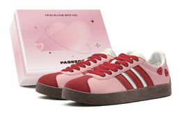 Adidas Кроссовки для скейтбординга Vl Court Classic Crimson Love, Sweet Style, цветные блоки, низкие, унисекс, розовые ji0497(teams2-浪漫爱心s-box) | pink