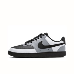Nike Кроссовки Court Vision Low NN Asphalt Lunar Eclipse, устойчивые к истиранию, низкие, для скейтбординга, унисекс, серые, белые, черные dh2987-002(team174-沥青月蚀) | gray white black