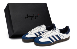Adidas Кроссовки SAMBA OG 811 Manufacturing Returnable Special Shoe Box Low Top Skateboard Shoes Unisex White Blue ih4881(team80-男女同款回留s-box) | white blue