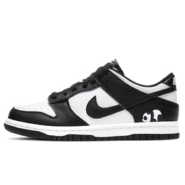 Nike Кроссовки для скейтбординга Dunk Low Top женские, черно-белые dd1503-101（team1007-酷黑熊猫） | black white