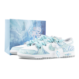 Nike Кроссовки для скейтбординга Dunk Southern Breeze с колокольчиками, унисекс, голубые hf5441-105（team626-南风有铃） | cyan