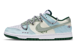 Nike Кроссовки для скейтбординга Dunk Lime Fluid, износостойкие и легкие, унисекс, светло-голубые dd1391-101(team960-青柠流体） | light blue