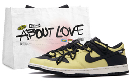 Кроссовки для скейтбординга Dunk Low Top унисекс желто-черные Nike, Yellow Black dd1391-100(team62-光影漫步) | yellow black