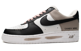 Nike Кроссовки Air Force 1 Low Mocha No. 1 с противоскользящим покрытием, низкие, для скейтбординга, унисекс, черные, белые cw2288-111(team98-男女款摩卡一号) | black white