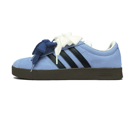 Adidas Vl Court Classic термостойкие низкие кроссовки для скейтбординга унисекс, цвет черный, синий hq1802（team708-柏林花事） | black blue