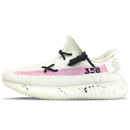 Adidas Кроссовки Yeezy Boost 350 V2, износостойкие, повседневные, белые, унисекс hq6316(team401-莓时空碎片) | white