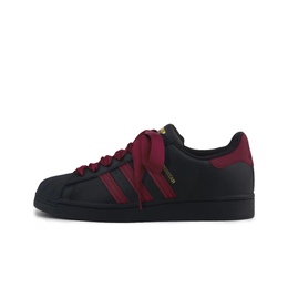 Adidas Кроссовки для скейтбординга Superstar, унисекс, низкие, красные/черные eg4959(team174-红丝绒黑巧) | burgundy