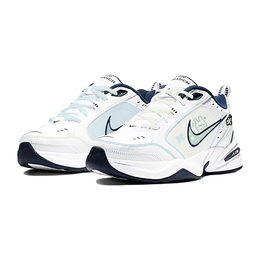 Nike Кроссовки Air Monarch 4 с нескользящим и износостойким покрытием, низкие, массивные, унисекс, сине-зеленые 415445-102(team579-蓝绿鸳鸯) | blue green