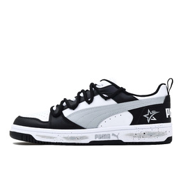 Puma Кроссовки для скейтбординга Rebound V6 Pink Shooting Stars с антискользящим покрытием, износостойкие, унисекс, черно-серого цвета 392328-01(team271-流星） | black gray