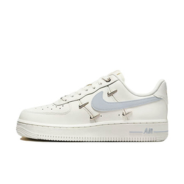 Nike Кроссовки для скейтбординга Air Force 1 с противоскользящим покрытием, женские, белые, синие fv3654-111(team伍柒玖-蕙兰) | white blue