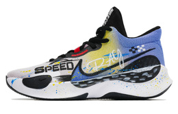 Nike Баскетбольные кроссовки Renew Elevate 3 с низким верхом, устойчивые к истиранию и амортизации, унисекс, сине-желтые dd9304-500（team241-飞驰人生） | blue yellow