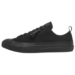 Converse Кроссовки All Star с низким верхом, устойчивые к скольжению, унисекс, черные a14437c | black