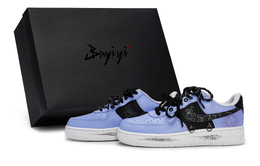 Nike Кроссовки для скейтбординга Air Force 1 Low Top, унисекс, фиолетовые cw2288-111(team80-男女虚构世界s-box) | purple