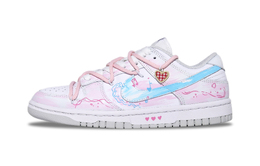 Nike Кроссовки для скейтбординга Dunk Slip с низким верхом, женские, белые, розовые dd1503-103(team1103-爱恋乐章) | white pink