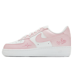 Nike Кроссовки для скейтбординга Air Force 1 с защитой от скольжения, женские, розовые, белые dd8959-100（team897-粉韵素白） | pink white
