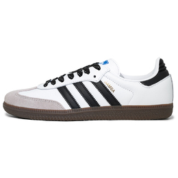 Adidas Низкие кроссовки для скейтбординга SAMBA OG, устойчивые к истиранию, унисекс, черные, белые b75806（team562-白） | black white