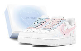Nike Кроссовки для скейтбординга Air Force 1 с противоскользящим покрытием, женские, белые, розовые, синие dh2920-111(team88-鸳鸯情书s-box) | white pink blue